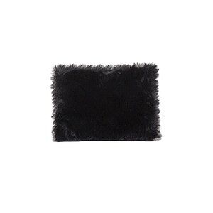 Luxe Fashion Classic Faux Fur Clutch | 1-Piece | Black